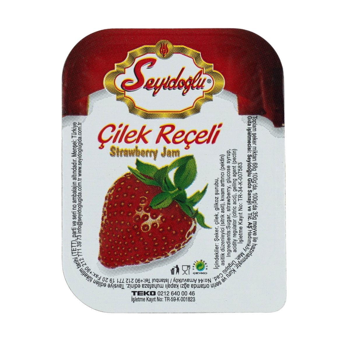 Seyidoğlu Geleneksel Çilek Reçeli 15 gr — İzol Gıda toptan satış