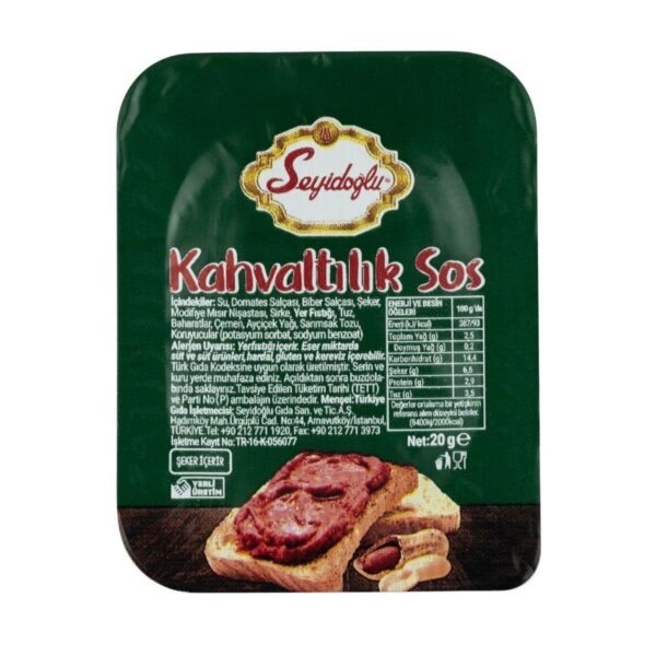 Seyidoğlu Piknik Kahvaltılık Sos 20 gr 20 gr tekli porsiyon — toptan satış