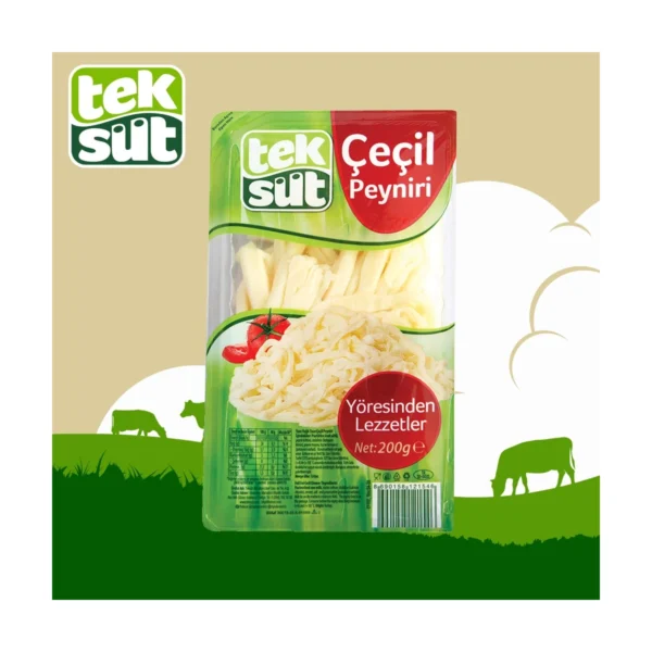 Teksüt Çeçil Peyniri 200 gr 200 gr — toptan satış