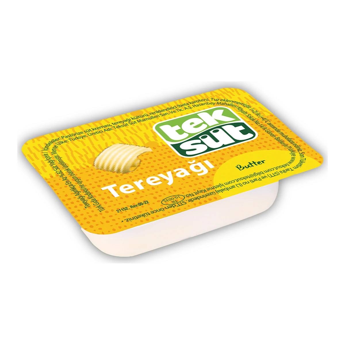 Teksüt Tereyağı 10 gr — İzol Gıda toptan satış